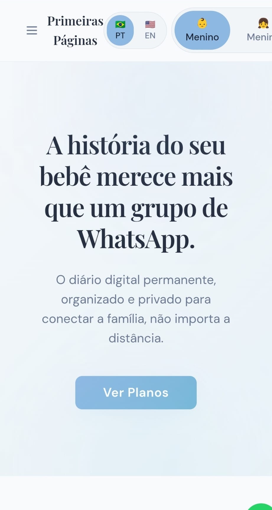 Primeiras Páginas app preview